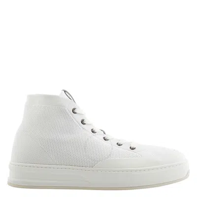 Tod's Tods Men's White Knit High-top Sneakers