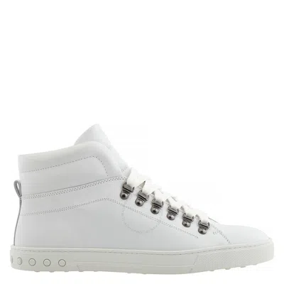 Tod's Tods Men's White Leather Gomma High-top Sneakers