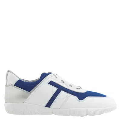 Tod's Tods Men's White Leather Lace-up Low-top Sneakers