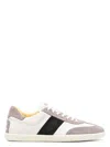 Tod's Color-blocked Leather Sneakers With Signature Gommino Sole