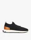 Tod's Calzino Running Black Sneakers In Black
