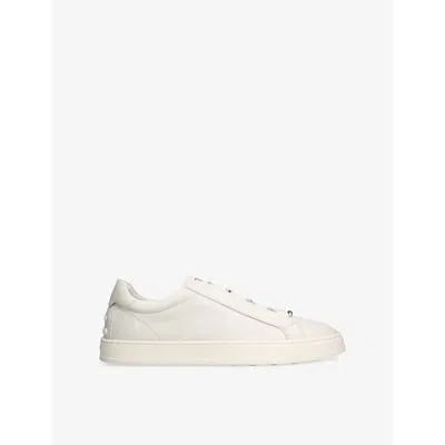 Tod's Mens Tods Allacciata Cassetta Suede Low-top Trainers In Bone