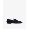 Tod's Mens Tods Mocassino Destrut 13l Suede Loafers In Navy