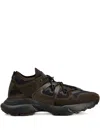 Tod's Sneakers In Pelle E Tessuto Tecnico In Multi