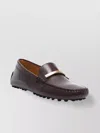 Tod's 'gommino' Brown Loafers With Engraved Logo In Brown