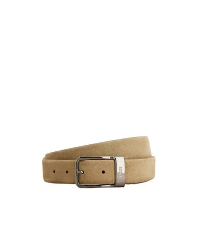 Tod's Metal Buckle Belt In Green