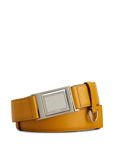 Tod's Metal-buckle Belt In Yellow