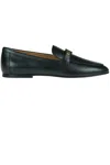Tod's Metal Designer Logo Buckle Mocassins In Multi