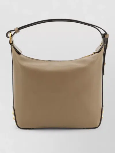 Tod's Metal Detail Leather Mini Shoulder Bag In Brown