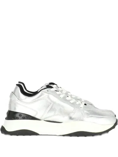 Tod's Metallic-effect Low-top Sneakers