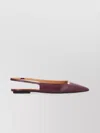 Tod's Metallic Pointed Toe Slingback Ballet Flats