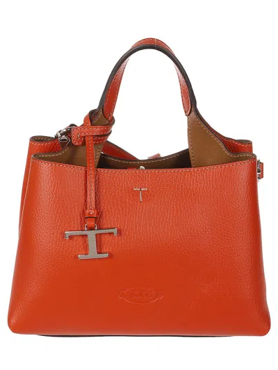Tod's Micro Handbag In Orange