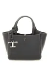 Tod's Micro Leather Bag In Gray
