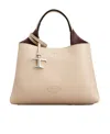 Tod's Micro Apa Leather Top-handle Bag In Nude