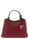 Tod's Leather Micro Handbag In Red