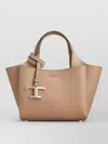 Tod's Micro Leather Tote Bag Detachable Shoulder Strap In Brown