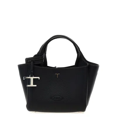 Tod's Tods Micro Logo Bag In Black