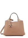 Tod's Micro Logo Tote Bag In Brown