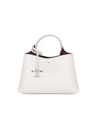 Tod's Micro Shoulder Bag In White