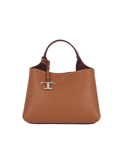 Tod's Micro Shoulder Bag In Brown
