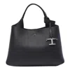 Tod's Women Micro T Timeless Handbag In Black