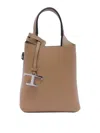 Tod's Micro Bag In Hammered Leather In Brown