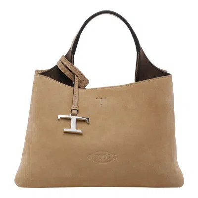 Tod's Micro Tods Handbag In Sand