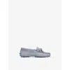 Tod's Suede Gommino Driving Shoes In Mid Blue
