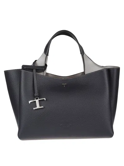 Tod's Mini Apa 2 Bag In Galassia Scuro/gabbiano