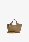 Tod's Mini T Pend Leather Top Handle Bag In Brown