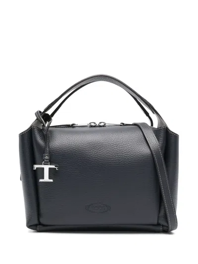 Tod's Mini Api Tote Bag In Blue