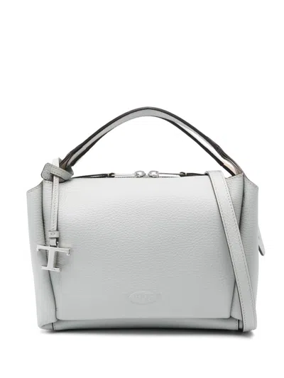 Tod's Mini Bowling Tote Bag In 灰色