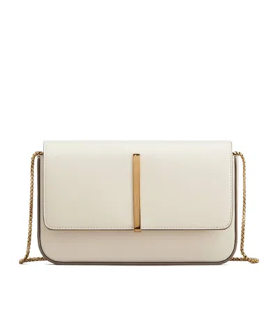 Tod's Mini Clamshell Bag In White