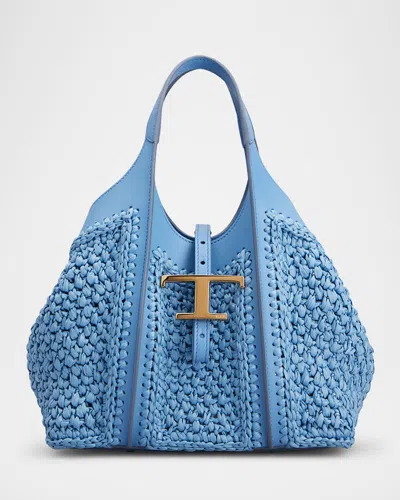 Tod's Mini Crochet Shopping Tote Bag