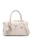 Tod's Mini Di Bag Bauletto Tote Bag In Weiss