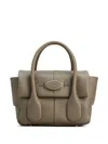 Tod's Mini Di Leather Tote Bag In Brown