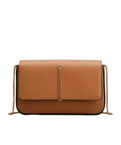 Tod's Mini Flap Bag In Leather In Brown