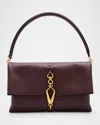 Tod's Mini Flap Leather Shoulder Bag In Kraft Chiaro