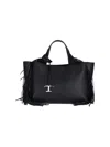 TOD'S FRINGED LEATHER HANDBAG