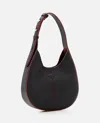 Tod's Mini Hobo Leather Shoulder Bag In Black