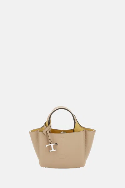 Tod's Mini Leather Bag In Pink