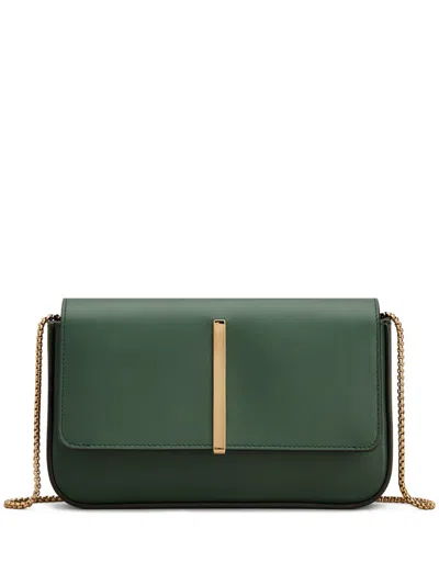 Tod's Mini Leather Cross Body Bag In Green