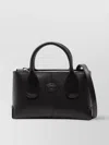 Tod's Mini Leather Handbag Cracked Texture