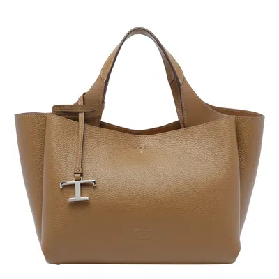 Tod's Tods Mini Leather Handbag In Brown