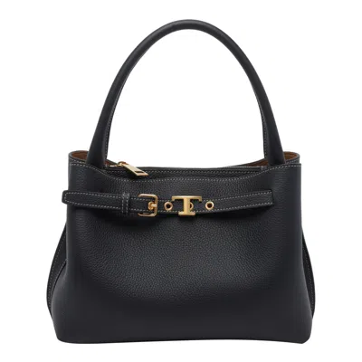 Tod's Mini Leather Handbag In White