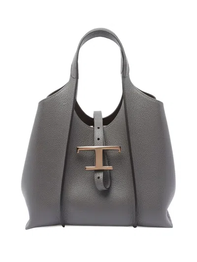 TOD'S MINI LEATHER SHOPPING BAG