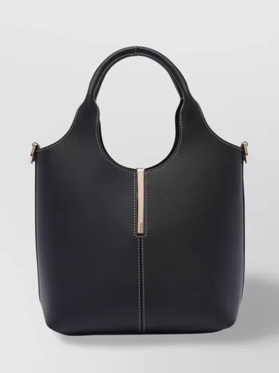 Tod's Mini Leather Shopping Tote Bag