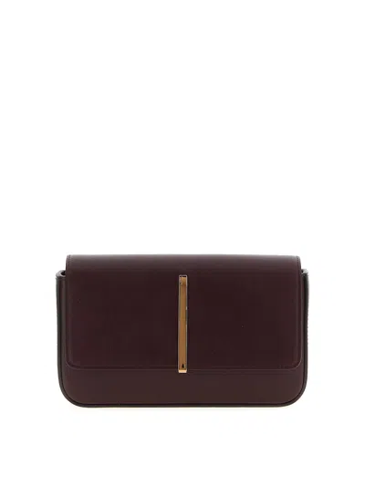 Tod's Mini Leather Shoulder Strap In Brown