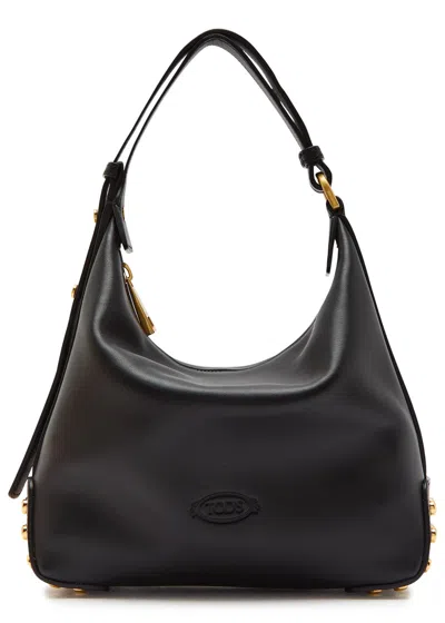 Tod's Tods Mini Leather Top Handle Bag In Black