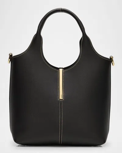 TOD'S MINI LEATHER TOP-HANDLE BAG
